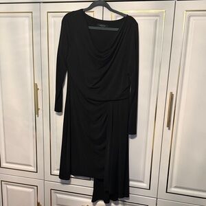 Michael Studio Black Assymetrical Dress